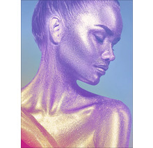 Portret van een vrouw met bodypaint