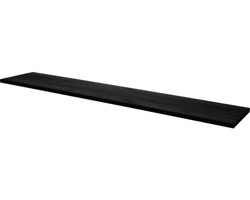 DURALINE Wandplank 4xS XS2 118x23,5 cm - 18 mm zwart eiken