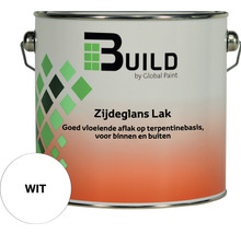 BUILD Zijdeglans lak wit 2,5 l