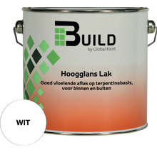 BUILD Hoogglans lak wit 2,5 l