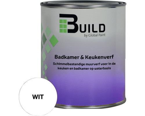 BUILD Badkamer & keukenverf wit 750 ml BUILD Badkamer & keukenverf wit 750 ml