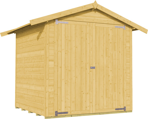 Houten tuinhuis met dubbele deur