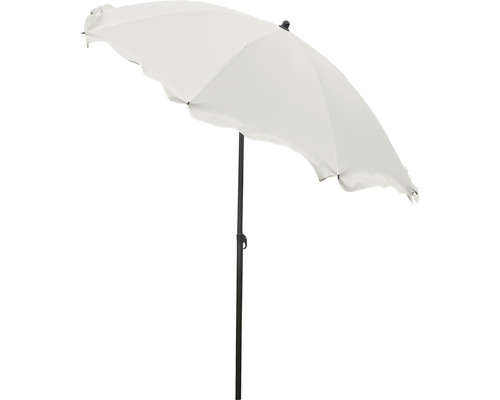 Tuinparasol met slinger en golvende rand
