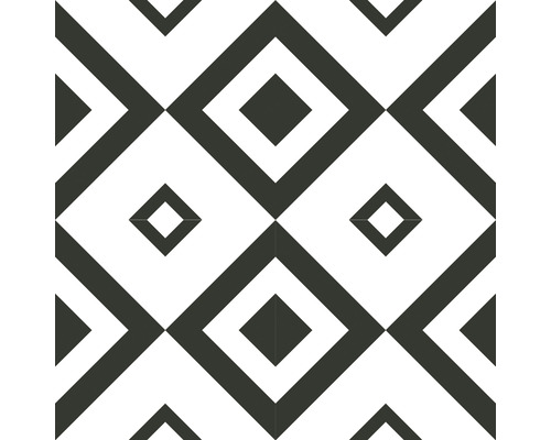 Wand- en vloertegel Rixto black&white 45x45 cm