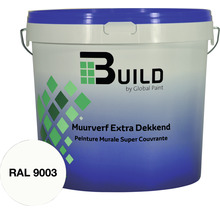 BUILD Muurverf extra dekkend RAL 9003 10 l