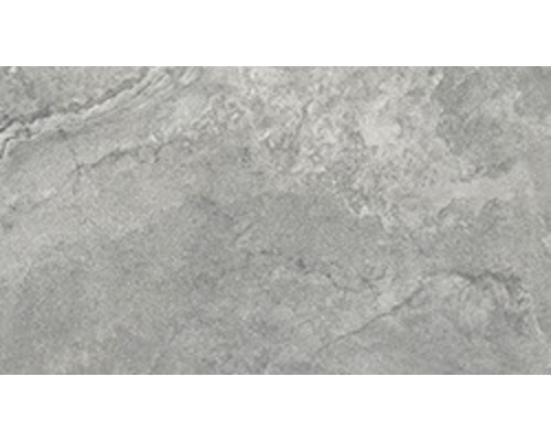 Wand- en Vloertegel Kadacia graphite gepolijst 30x60 cm gerectificeerd Grijze keramische tegel met marmerlook