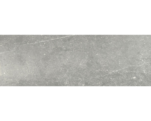 Wand- en vloertegel Nilson chrome 60x120 cm gerectificeerd Grijze vloertegel met marmerstructuur