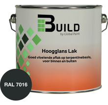 BUILD Hoogglans lak RAL 7016 2,5 l