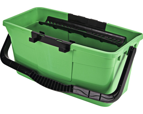 Groene schoonmaakemmer met uitwringhulpstuk