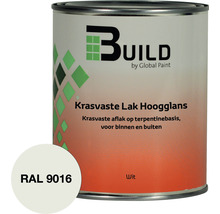 BUILD Krasvaste lak hoogglans RAL 9016 750 ml-thumb-0