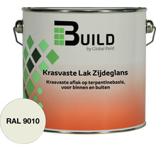 BUILD Krasvaste lak zijdeglans RAL 9010 2,5 l