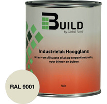 BUILD Industrielak hoogglans RAL 9001 750 ml-thumb-0