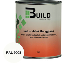 BUILD Industrielak hoogglans RAL 9003 750 ml-thumb-0
