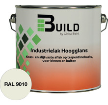 BUILD Industrielak hoogglans RAL 9010 2,5 l