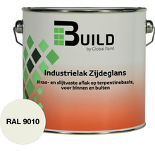 BUILD Industrielak zijdeglans RAL 9010 2,5 l