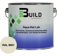 BUILD Aqua lak mat RAL 9001 2,5 l-thumb-0