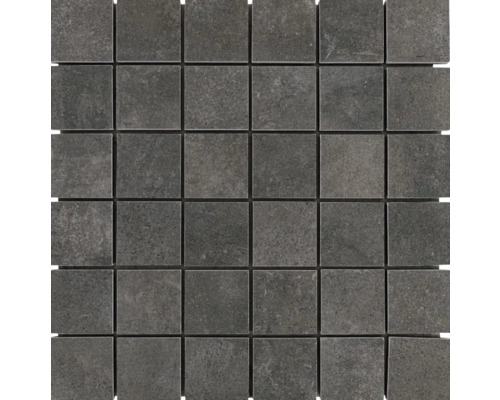 Mozaïektegel keramisch Antiq dark 30x30 cm Mozaïektegels met vierkante stenen