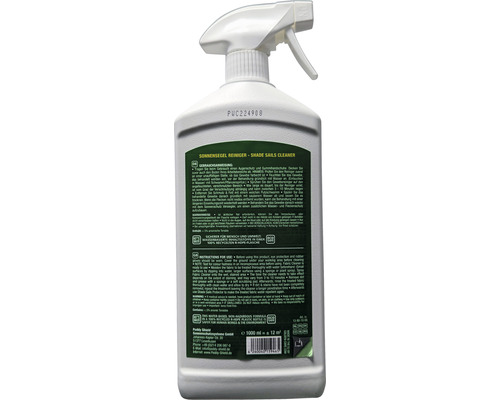 Spuitfles met zonnezeilreiniger