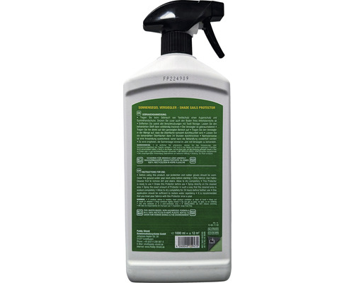 Zonnescherm impregneermiddel in een spuitfles met 1000 ml inhoud
