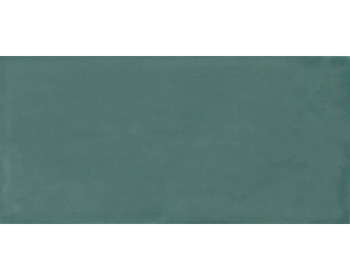 Rechthoekige, turkooizen keramische wandtegel