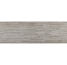 Grijze steengoed tegel in strokenlook