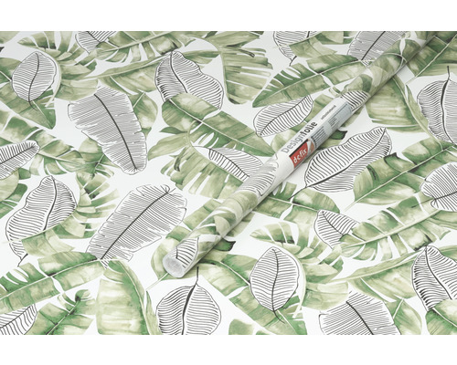 Rol decoratiefolie met bananenbladmotief