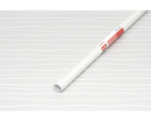 Rol transparante statische raamfolie met streepjesmotief