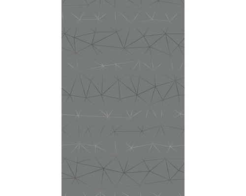 Grijs behang met geometrisch driehoekpatroon
