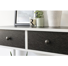 Console met lades in steenlook