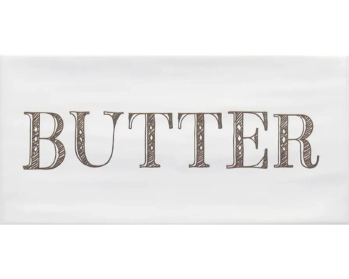 Decoratieve tegel met het woord Boter