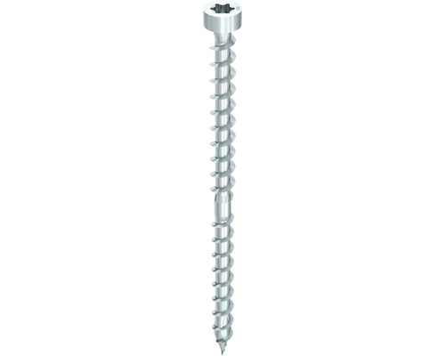 HECO Topix-Plus Houtschroef CombiConnect 6,5x190 mm cilinderkop Torx T30 CC-draad blauw verzinkt, 100 stuks Metalen schroef met torx aandrijving