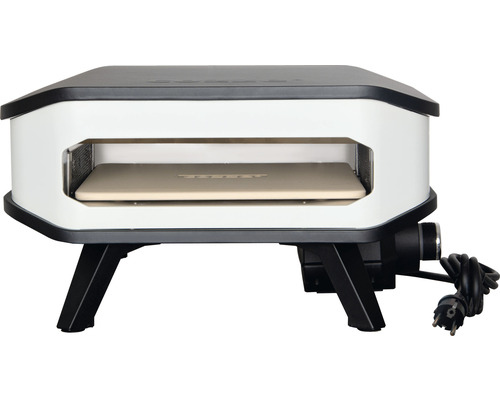 COZZE Pizzaoven elektrisch 13" 230V 2200W, RVS zwart 53x53x29 cm