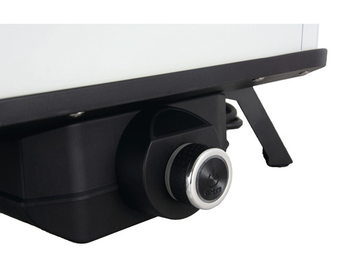 Detailopname van een pizzaoven met temperatuurregelaar