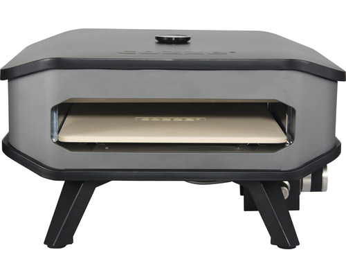 COZZE Pizzaoven gas 13" 30 Mb 5.0 KW, RVS zwart 53x53x29 cm