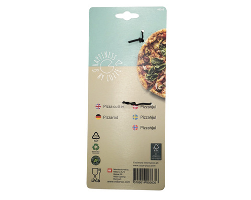 Verpakking van een pizzasnijder