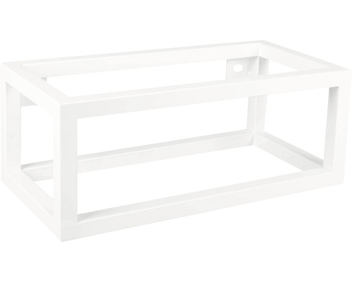 Witte wastafelonderkast frame