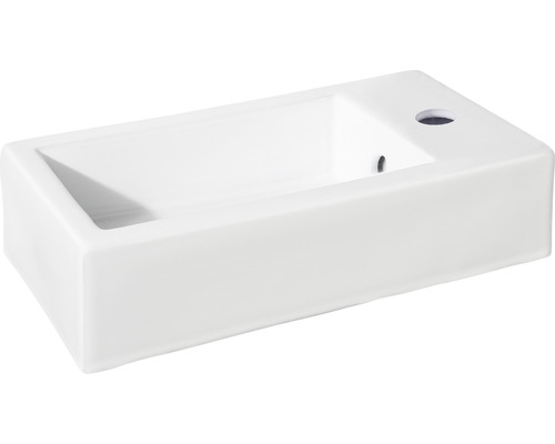 Rechthoekige keramische wastafel