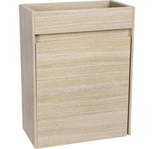 Wastafelonderkast met één houten deur
