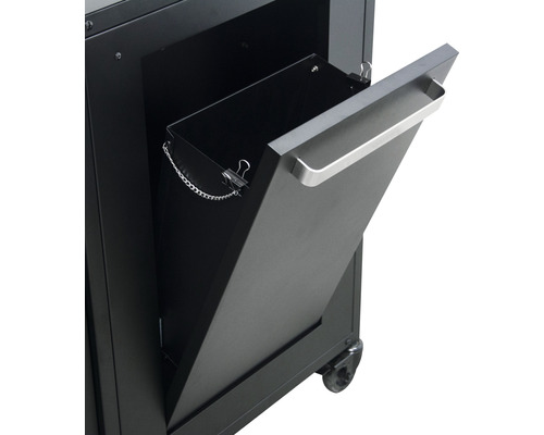 Grillwagen met afvalbak