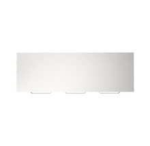 Bovenaanzicht van een witte plank