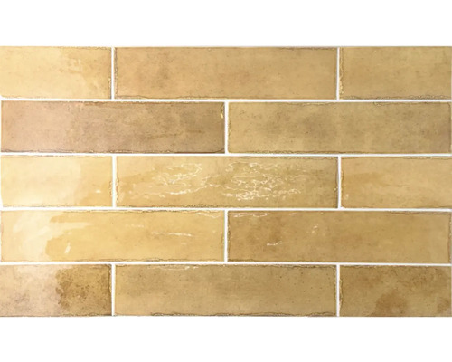 Wandtegels van keramiek in baksteenformaat