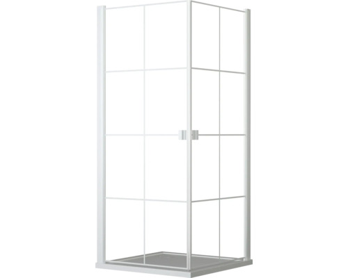 Douchecabine met frame en transparant glas