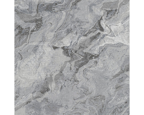 ERISMANN Vliesbehang 10318-47 Evolution abstract antraciet Grijze tegel met marmerlook voor wand en vloer