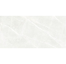 Wand- en vloertegel Teloez white 30x60 cm gerectificeerd