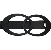 GARDINIA Gordijn embrasse Infinity met magneet zwart 13,5x5,5 cm