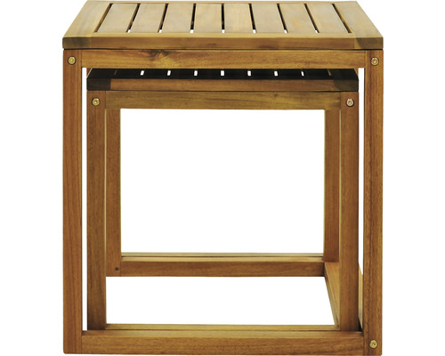 Tuincentrum tafel gemaakt van acaciahout