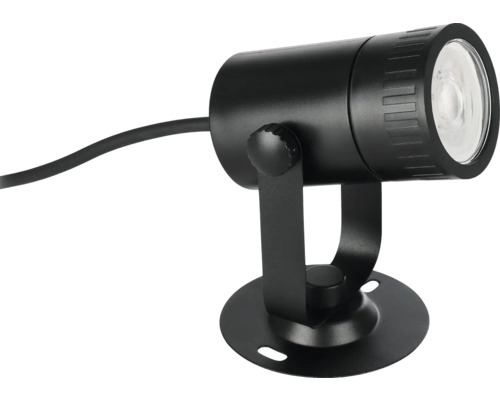 Zwarte LED-spot voor buiten