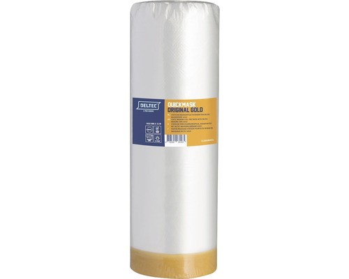 DELTEC Quickmask Gold afdekfolie met tape 270 cm x 20 m