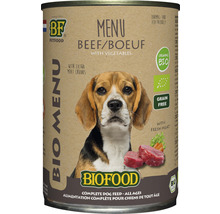 BIOFOOD Organic hondenvoer nat rund 400 g-thumb-0