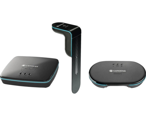 Gardena Smart System bestaande uit sensor, gateway en irrigatiecomputer